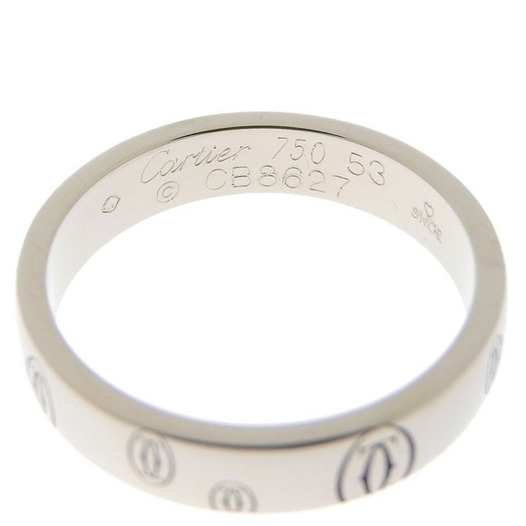 CARTIER Cartier Happy Birthday K18 White Gold No. 13 Women's Ring - Picture 4 of 6
